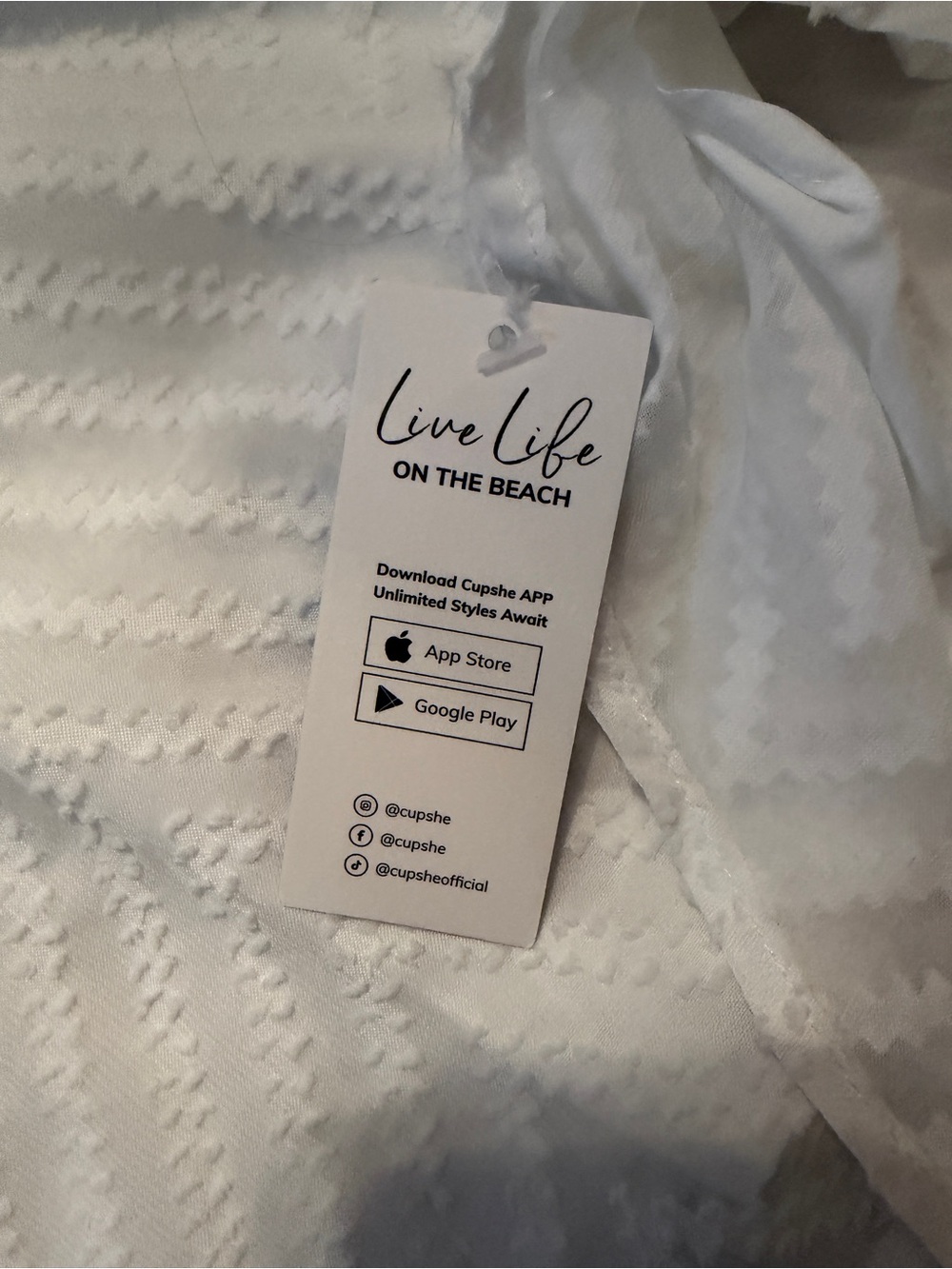 NWT Cupshe Lace on the Rivera Mini Dress -Lrge - Picture 9 of 11